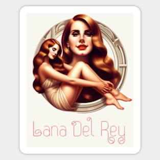 Lana Del Rey - Art Deco Sticker